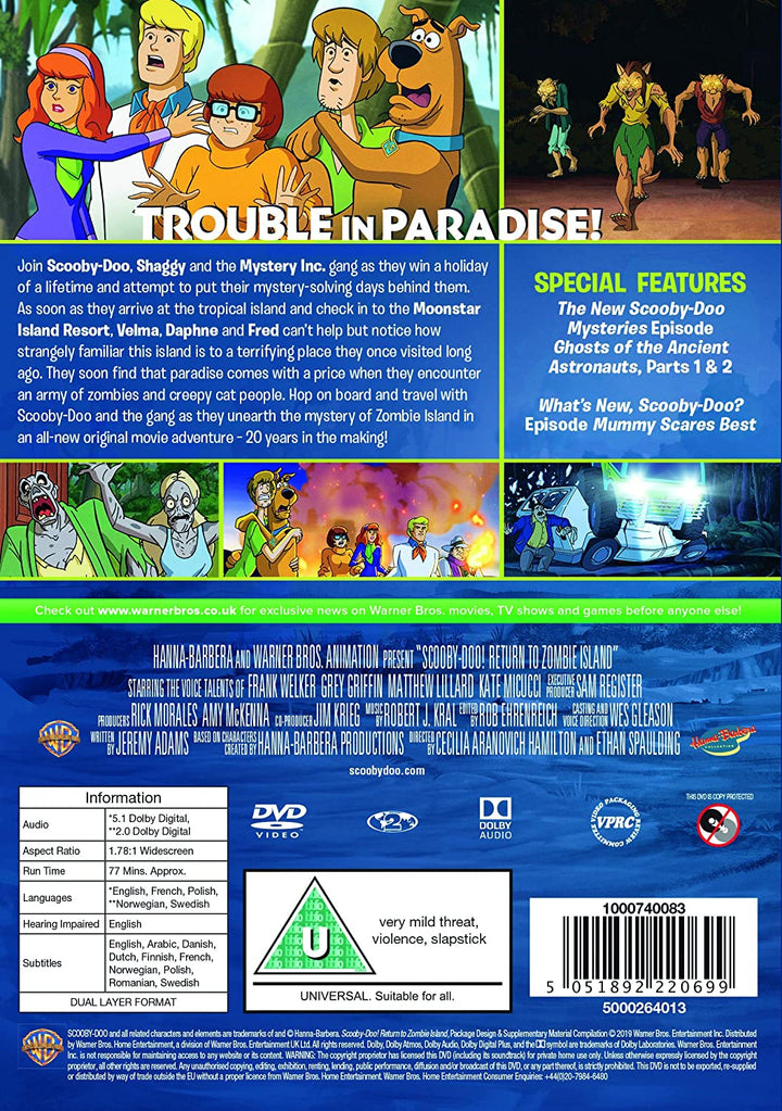 Scooby-Doo: Return to Zombie Island [2019] - Animation [DVD]