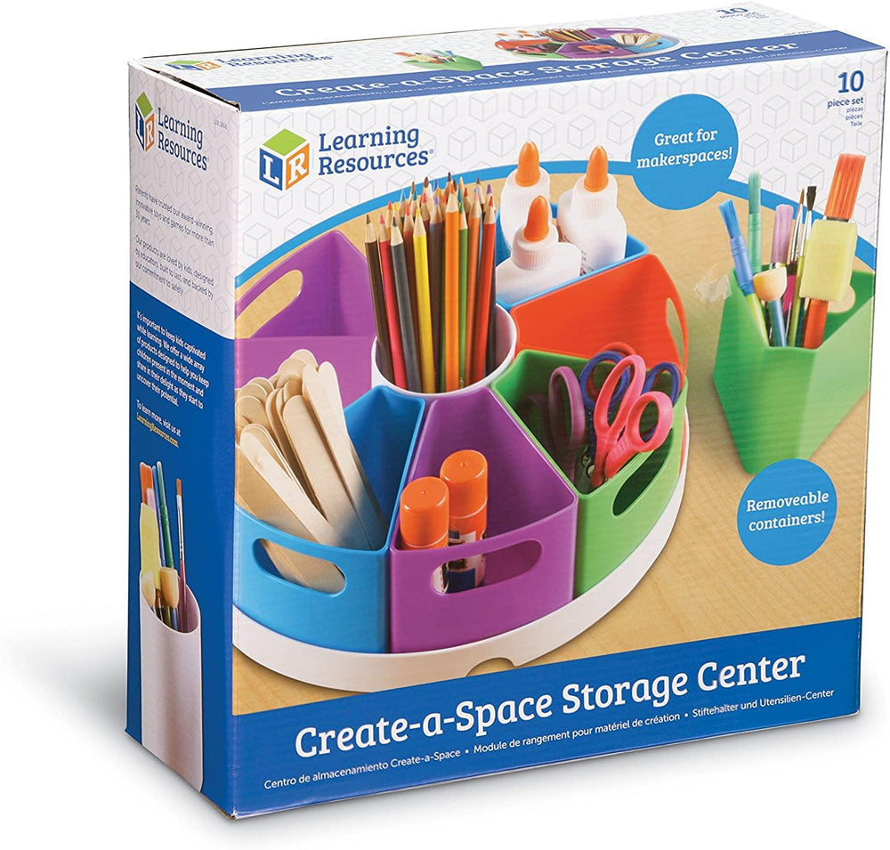 Learning Resources LER3806 Create a Space Storage Center Multicoloured - Yachew