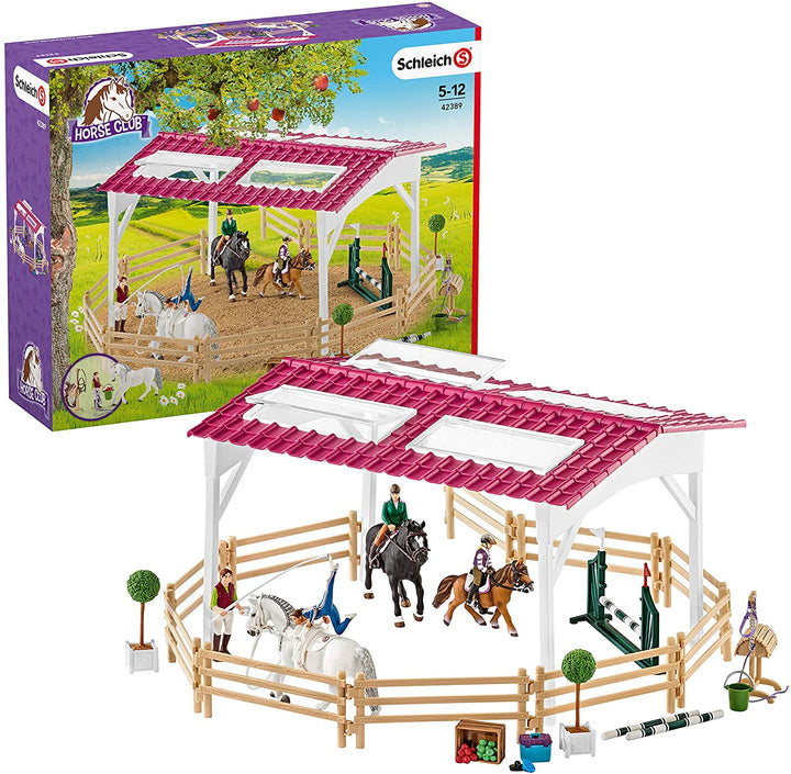 Schleich 42389 Riding School with Riders and Horses