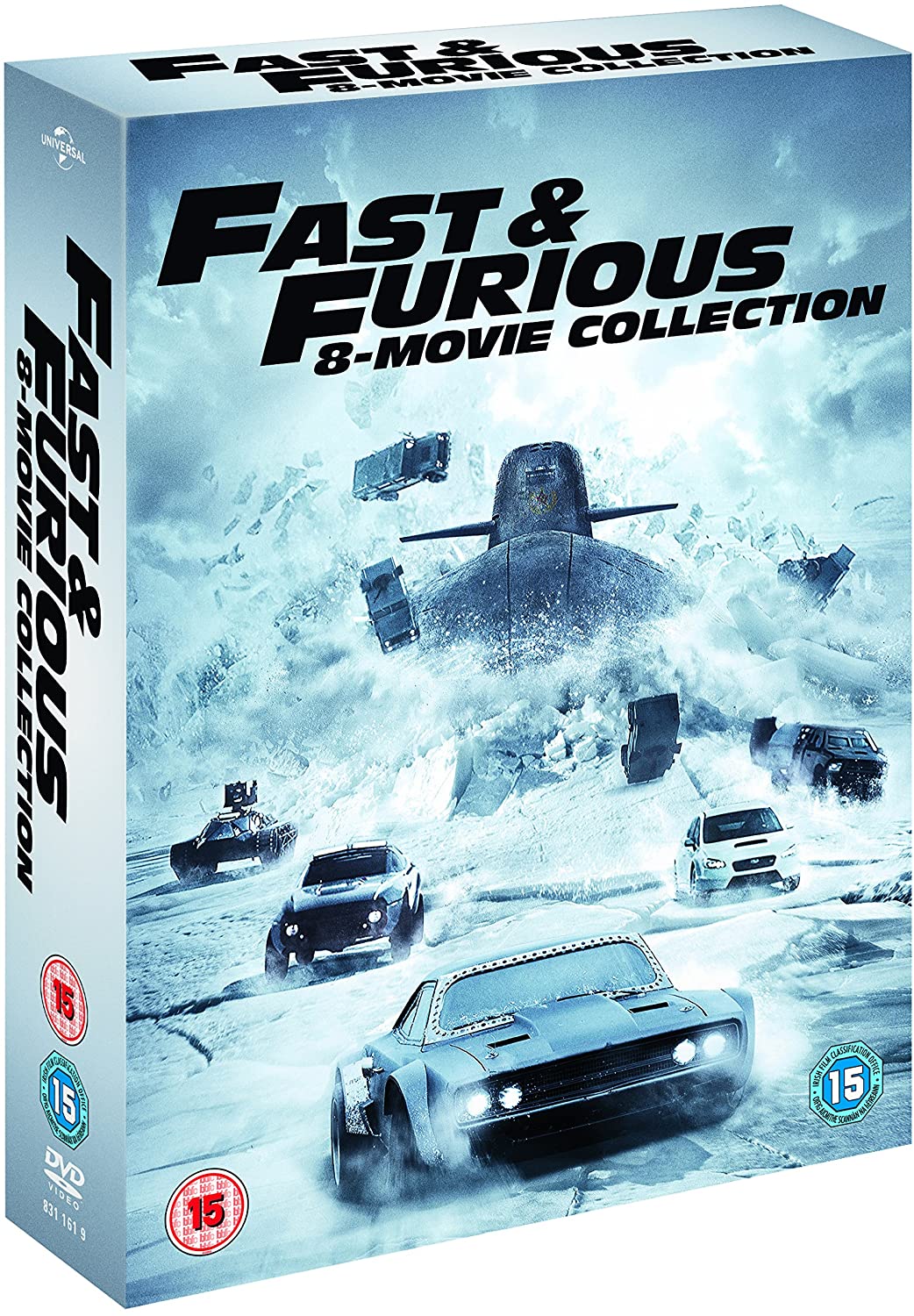 Fast & Furious 8-Film Collection (1-8 [2017] - Action/Crime [DVD]