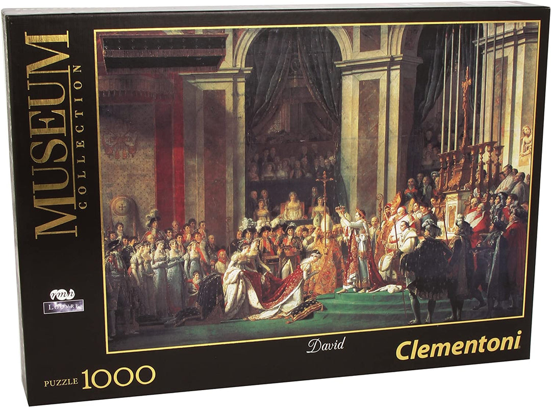 Clementoni C01314164 Museum Collection Jacques Louis David The Consecration of Emperor Napoleon I 1000 Pieces Art