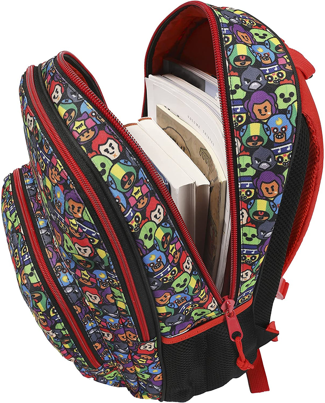 43 cm Backpack with Removable Trolley Brawl Stars (CyP Brands)