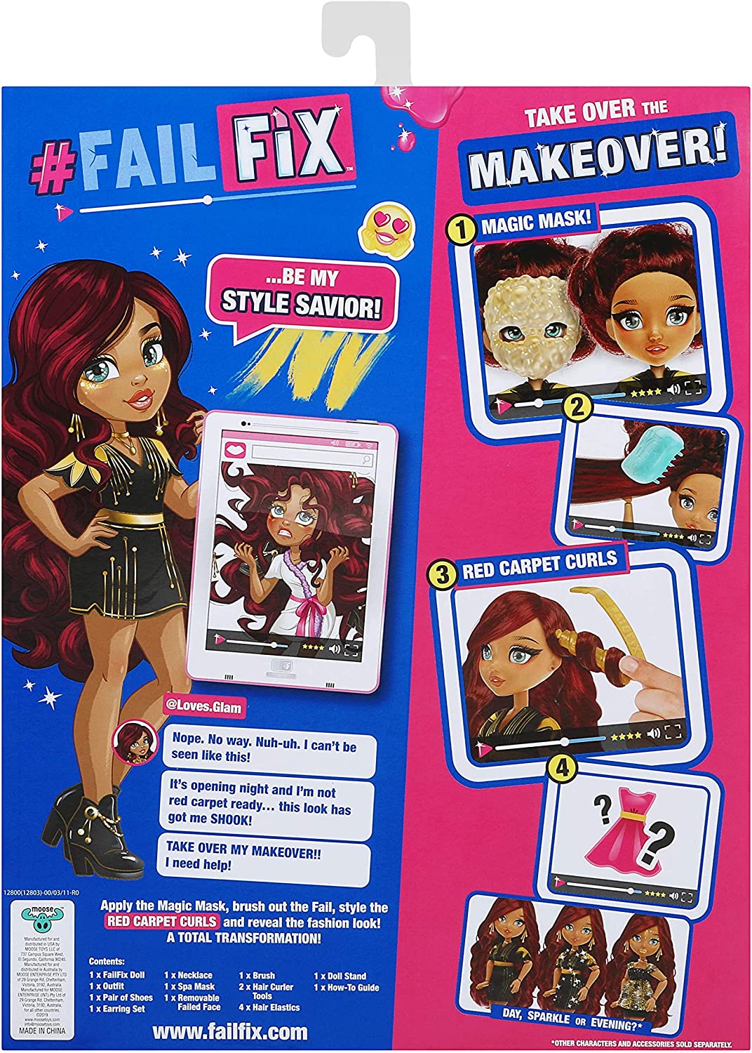 FailFix @Loves.Glam Total Makeover Doll Pack