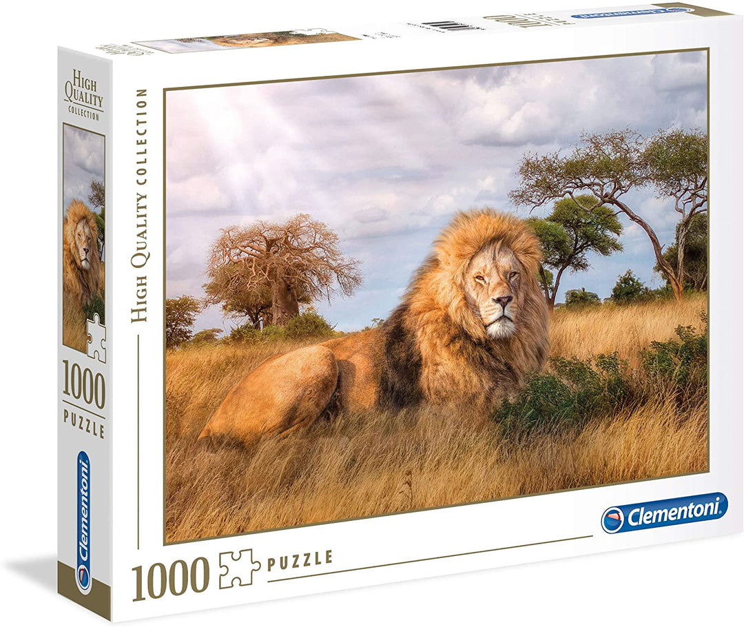 Clementoni 39479 39479-High Quality Collection Puzzle-The King-1000 Pieces, Mult