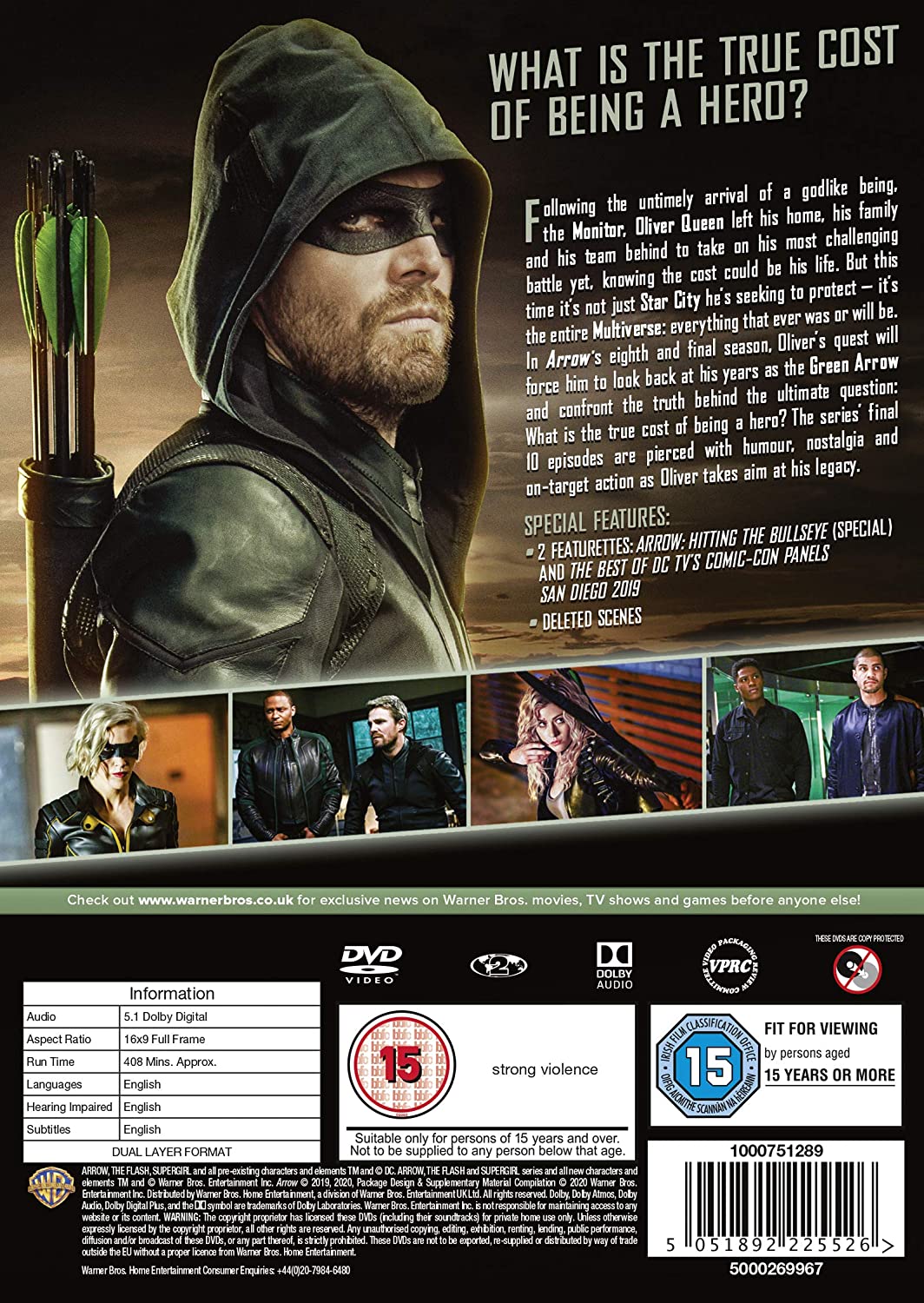 Arrow: Season 8 [2019] [2020] - Drama [DVD]