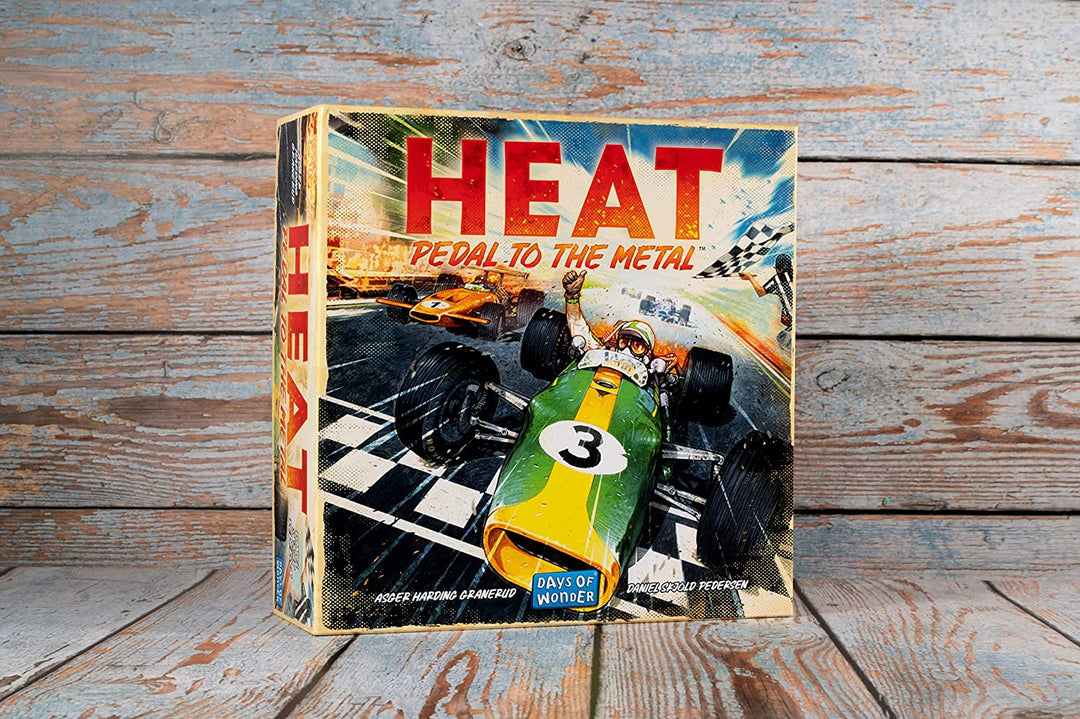 Days of Wonder | Heat: Pedal to the Metal | Racing Game | Ages 10+ | 1-6 Players