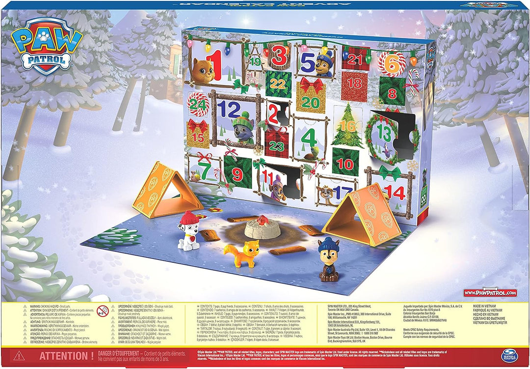 Paw Patrol: Advent Calendar with 24 Surprise Toys