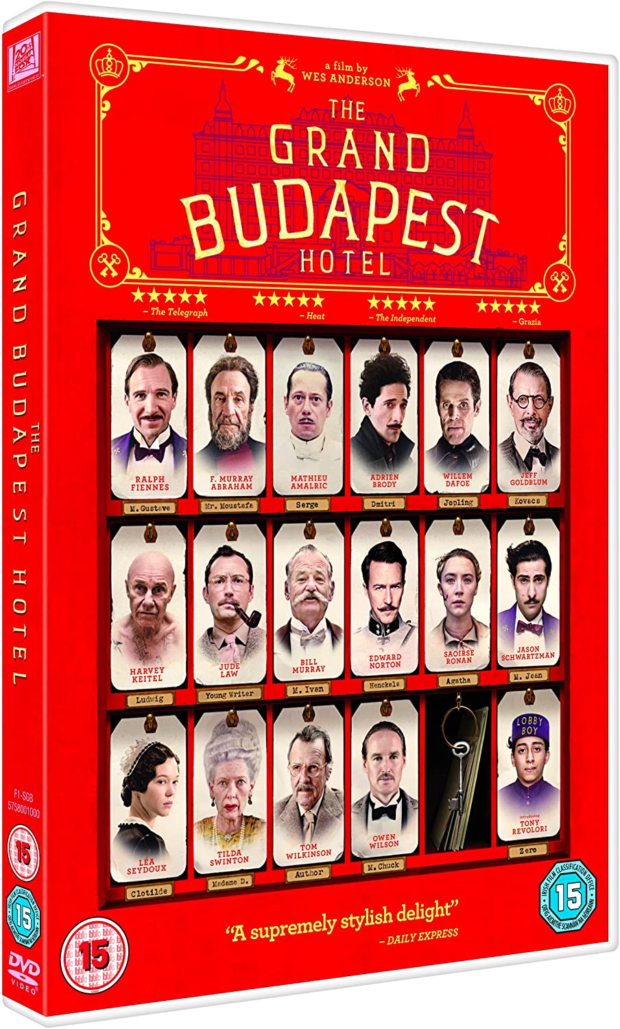The Grand Budapest Hotel [DVD] [2017]