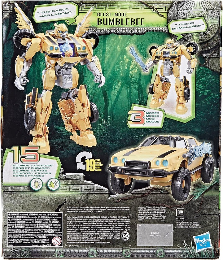 Transformers: Rise of the Beasts Beast-Mode 25.4cm Bumblebee Action Figure