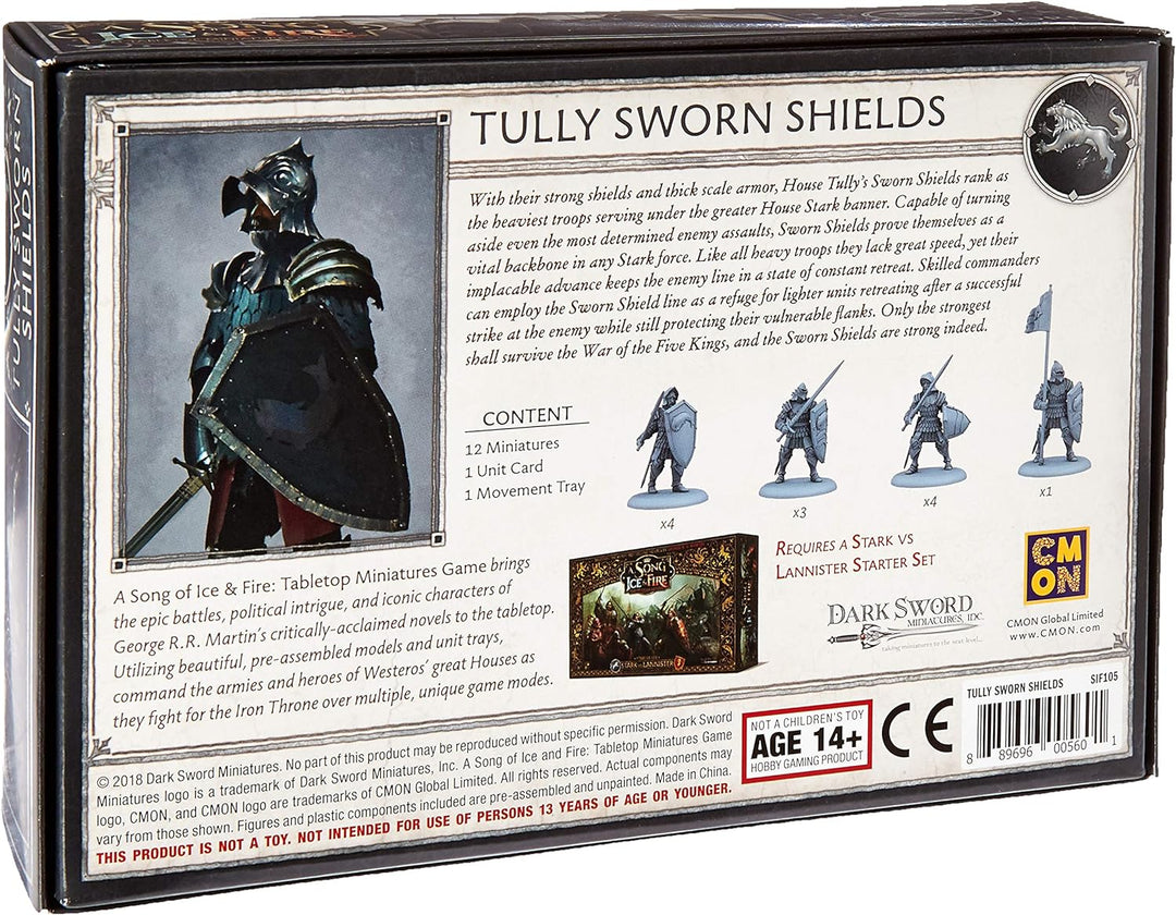 Cool Mini or Not - A Song of Ice and Fire: Tully Sworn Shields - Miniature Game