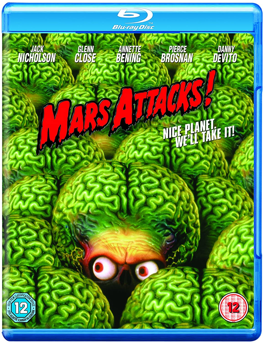 Mars Attacks [1996] [Region Free] - Sci-fi [Blu-ray]