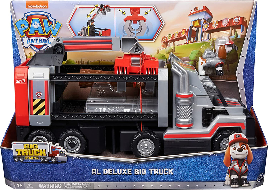 PAW Patrol, Al’s Deluxe Big Truck Toy with Moveable Control Pod, Extendable Claw