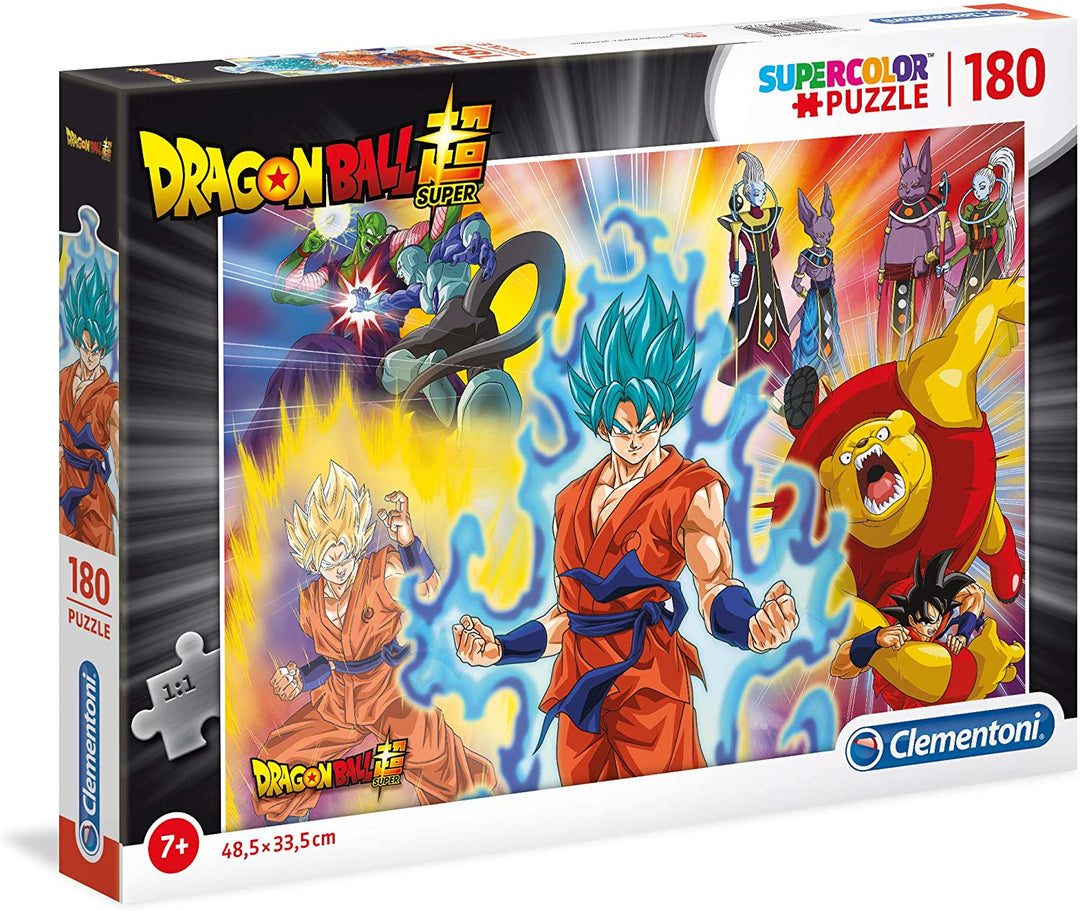 Clementoni 29761, Supercolor Collection Dragon Ball Super Puzzle for Children-180 pieces