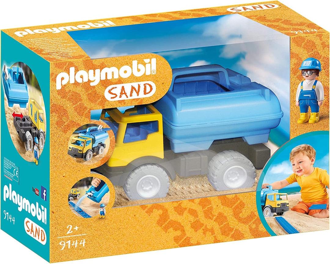 Playmobil Sand 9144 Water Tank Truck for Children Ages 2+