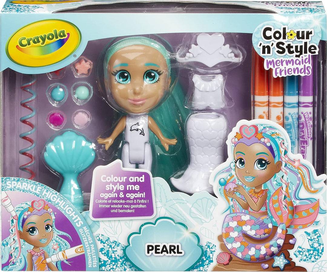Crayola Colour 'n' Style Friends Mermaids Pearl