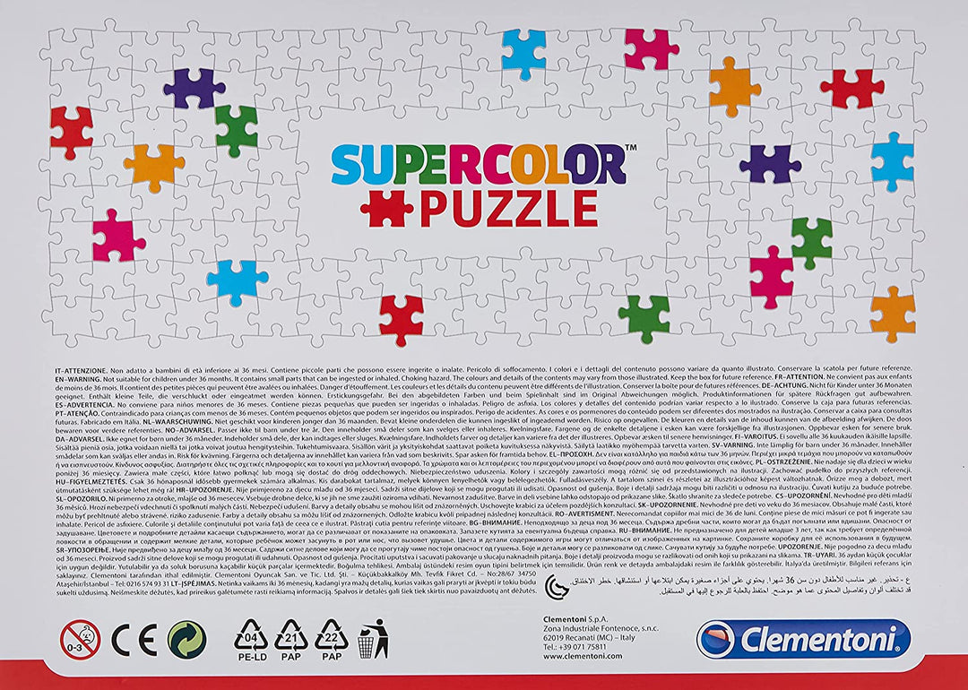 Clementoni - 27117 - Supercolor Puzzle for children-Spider Man-104 Pieces