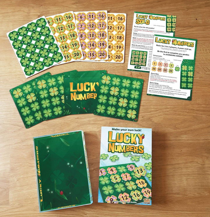 Tiki Editions Lucky Numbers Board Game