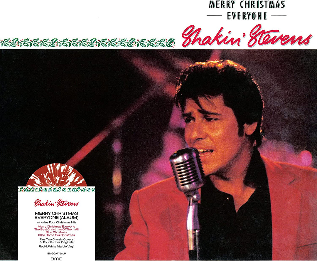 Shakin' Stevens - Merry Christmas Everyone (Red & White Marble LP) [VINYL]