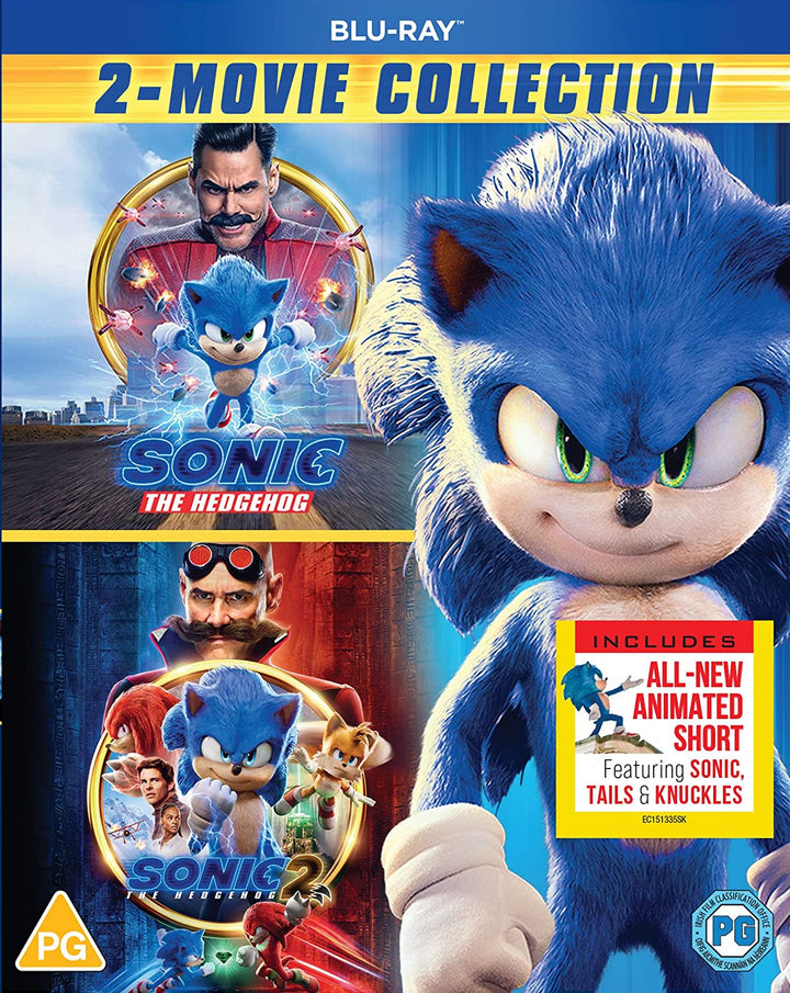 Sonic The Hedgehog 1 & 2 [Region A & B & C] [Blu-ray]