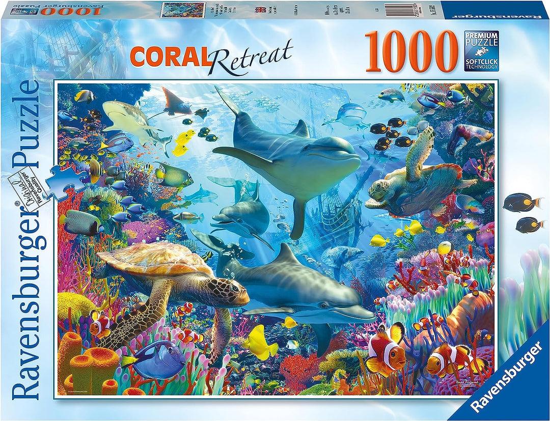Ravensburger 17550 Coral Retreat 1000 Piece Jigsaw Puzzle for Adults and Kids