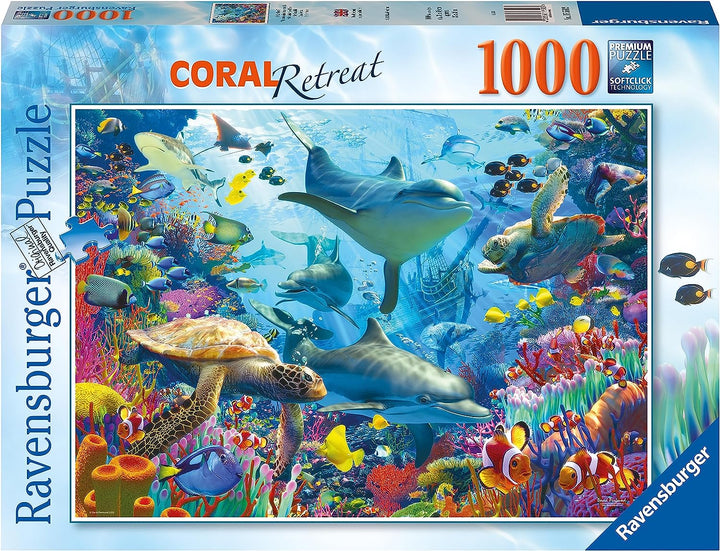 Ravensburger 17550 Coral Retreat 1000 Piece Jigsaw Puzzle for Adults and Kids