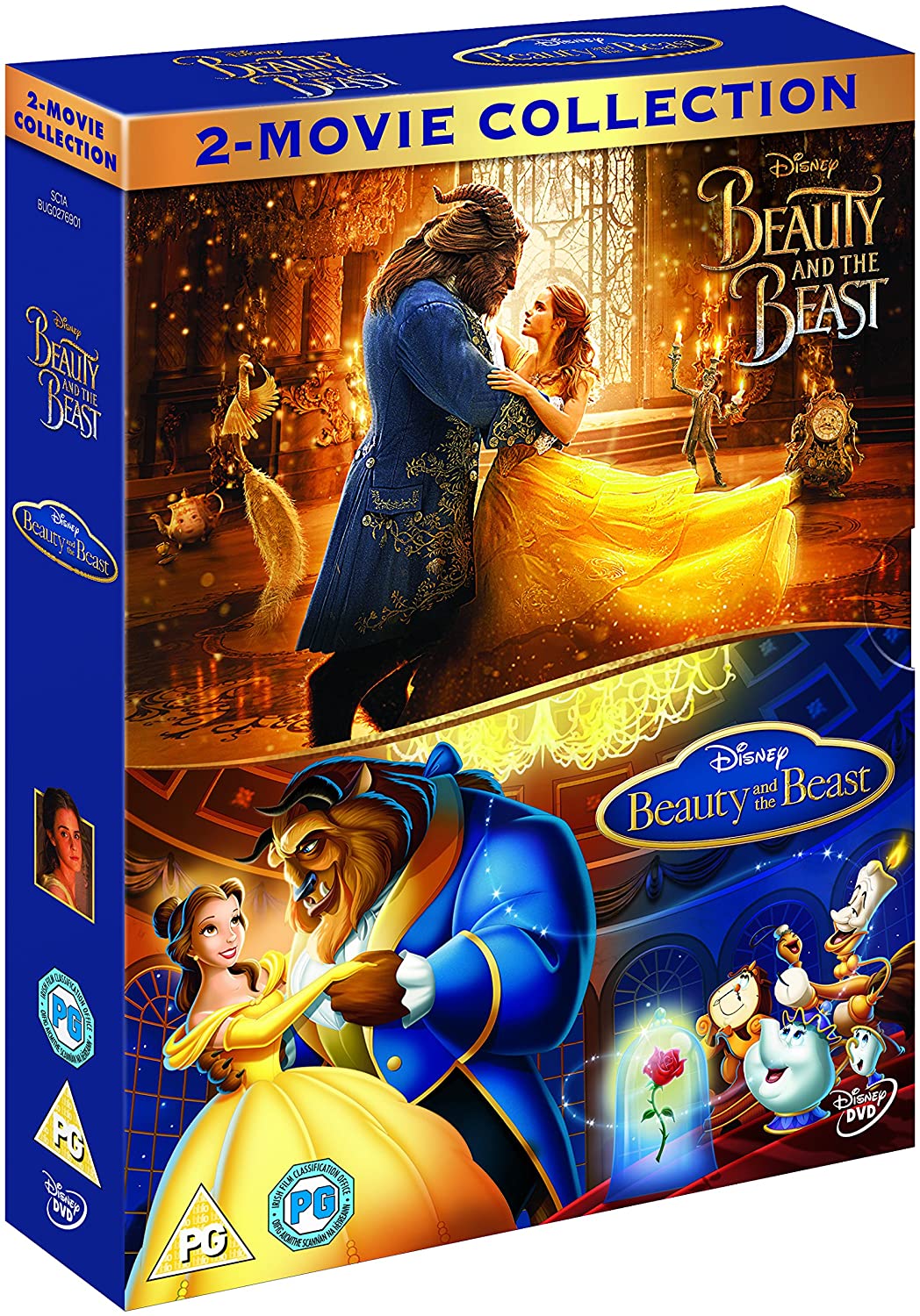 Beauty And The Beast Live Action/Animated Doublepack [DVD] [2017]