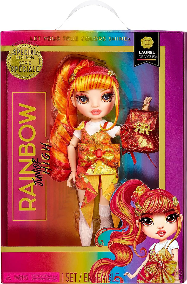 Rainbow High Junior High Special Edition Laurel De'Vious Doll Orange