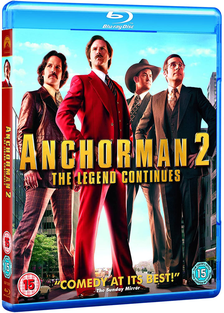 Anchorman 2 1-disc Blu-ray [Region Free] [Blu-ray]