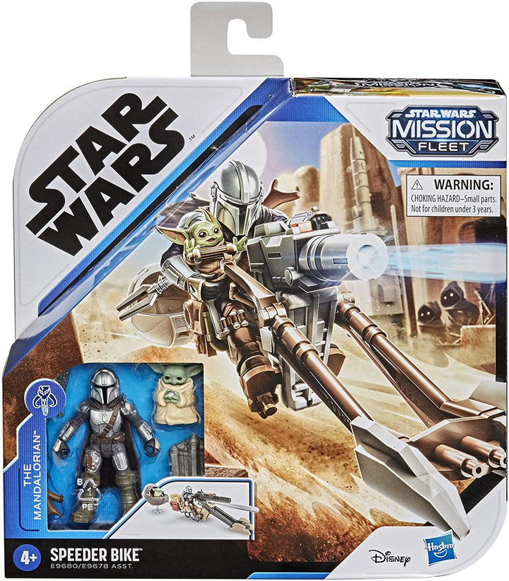 Star Wars Mission Fleet Expedition Class The Mandalorian The Child Battle for The Child Battle for the Bounty 6-cm-Scale Figures and Vehicle