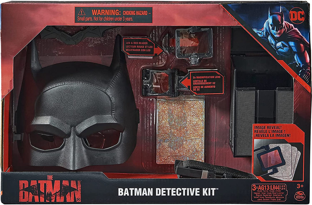 DC Comics 6060521 MOV Set Detective Kit Interactive Roleplay Accessories, The Ba