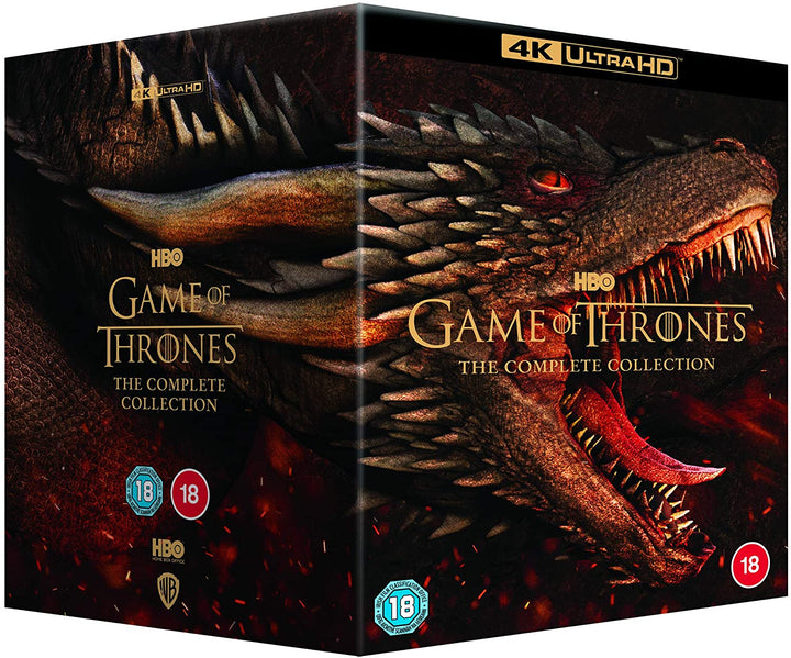 Game Of Thrones: Seasons 1-8 4K Ultra HD [2019] [Region Free] - [Blu-ray]