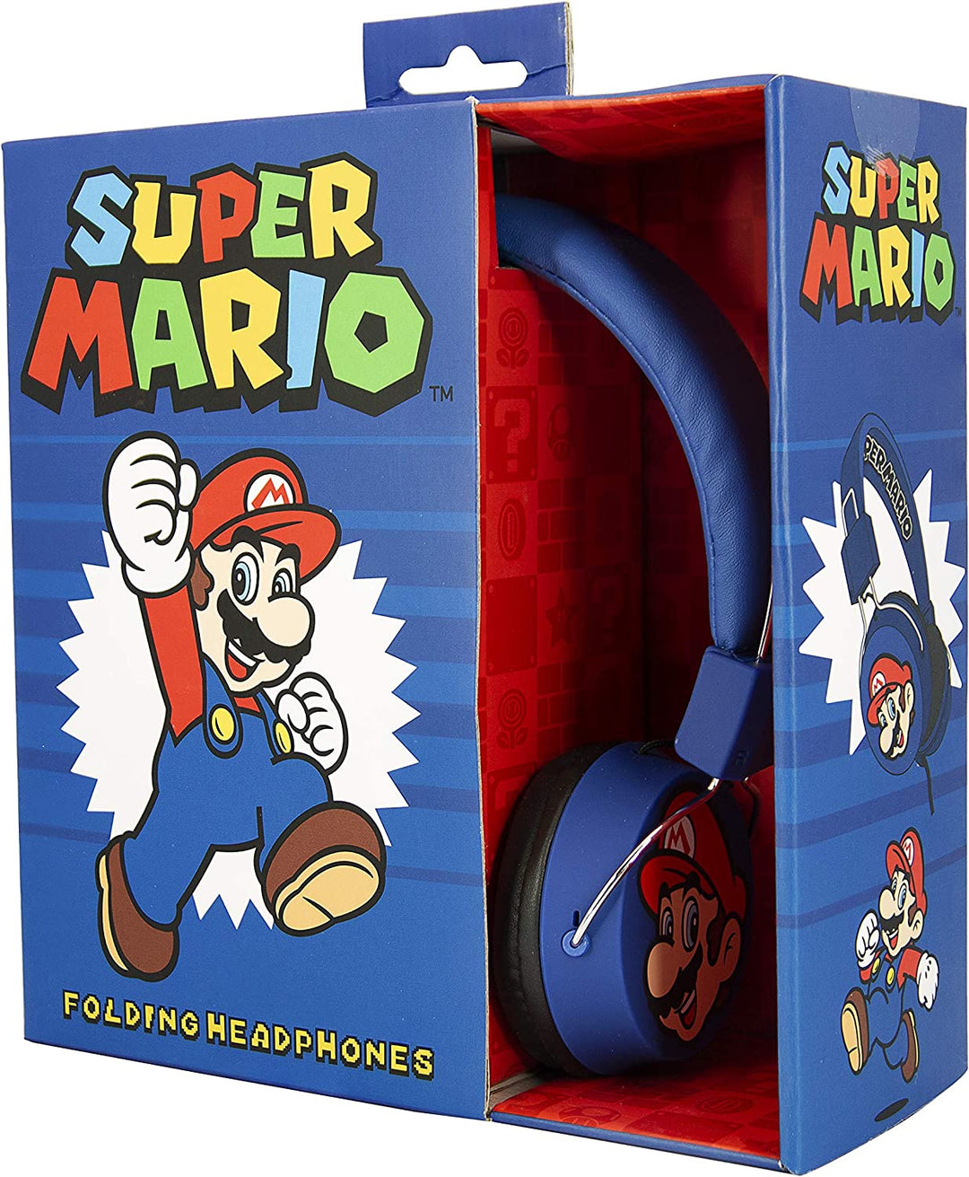OTL Technologies Folding Wired Headphones - Super Mario and Lugi for Ages 8+
