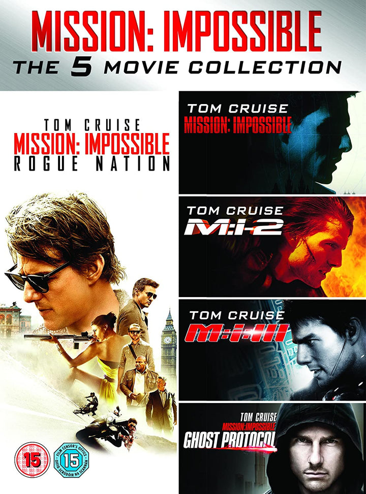 Mission Impossible 1-5 - Action/Thriller [DVD]