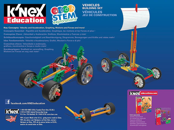 K’nex Education Stem Explorations Vehicles Building Set for Ages 8 and Up Engine - Yachew