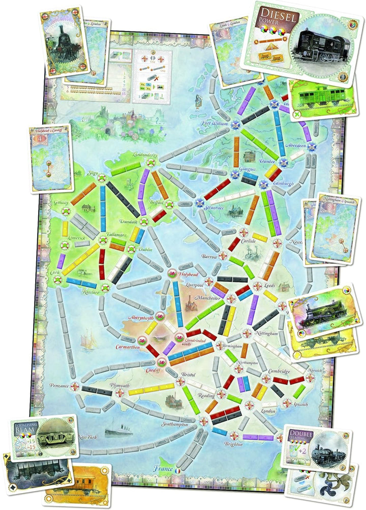 Tage des Wunders | Ticket to Ride Vereinigtes Königreich Brettspiel-ERWEITERUNG | Brettspiel für Erwachsene und Familie | Zugspiel | Ab 8 Jahren | Für 2 bis 5 Spieler | Durchschnittliche Spielzeit 30–60 Minuten