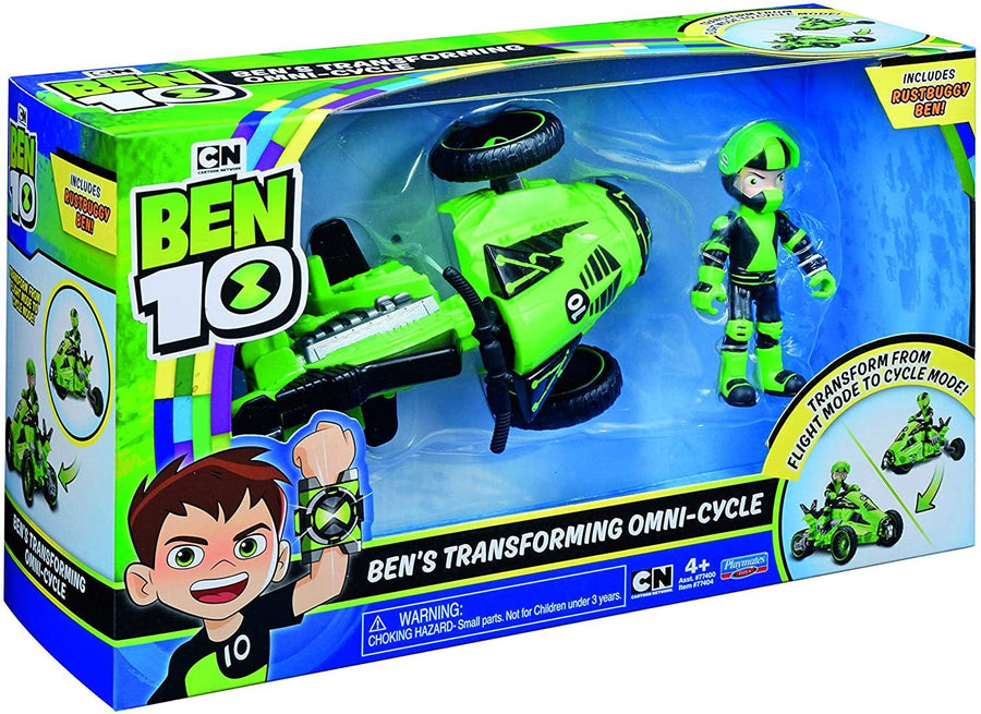 Ben 10 BEN48000 Flair Ben's Transforming Omi-Cycle Multicolour - Yachew