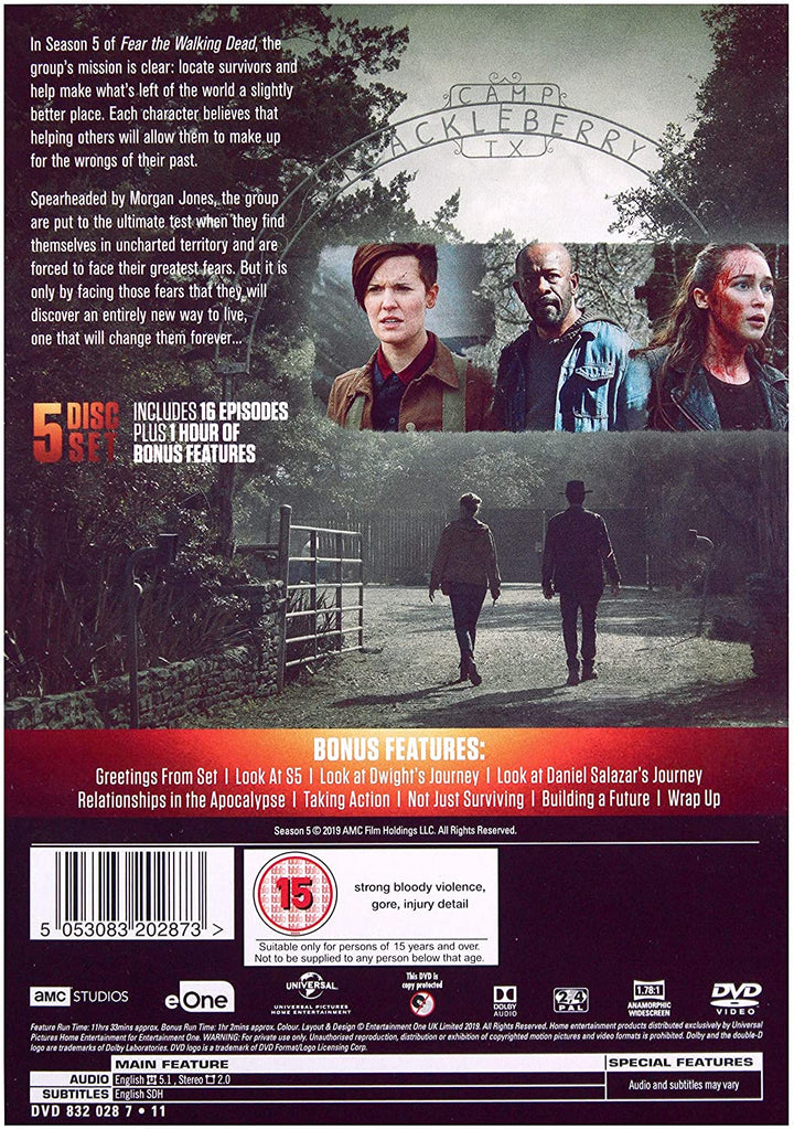 Fear the Walking Dead Season 5 - Horror [DVD]