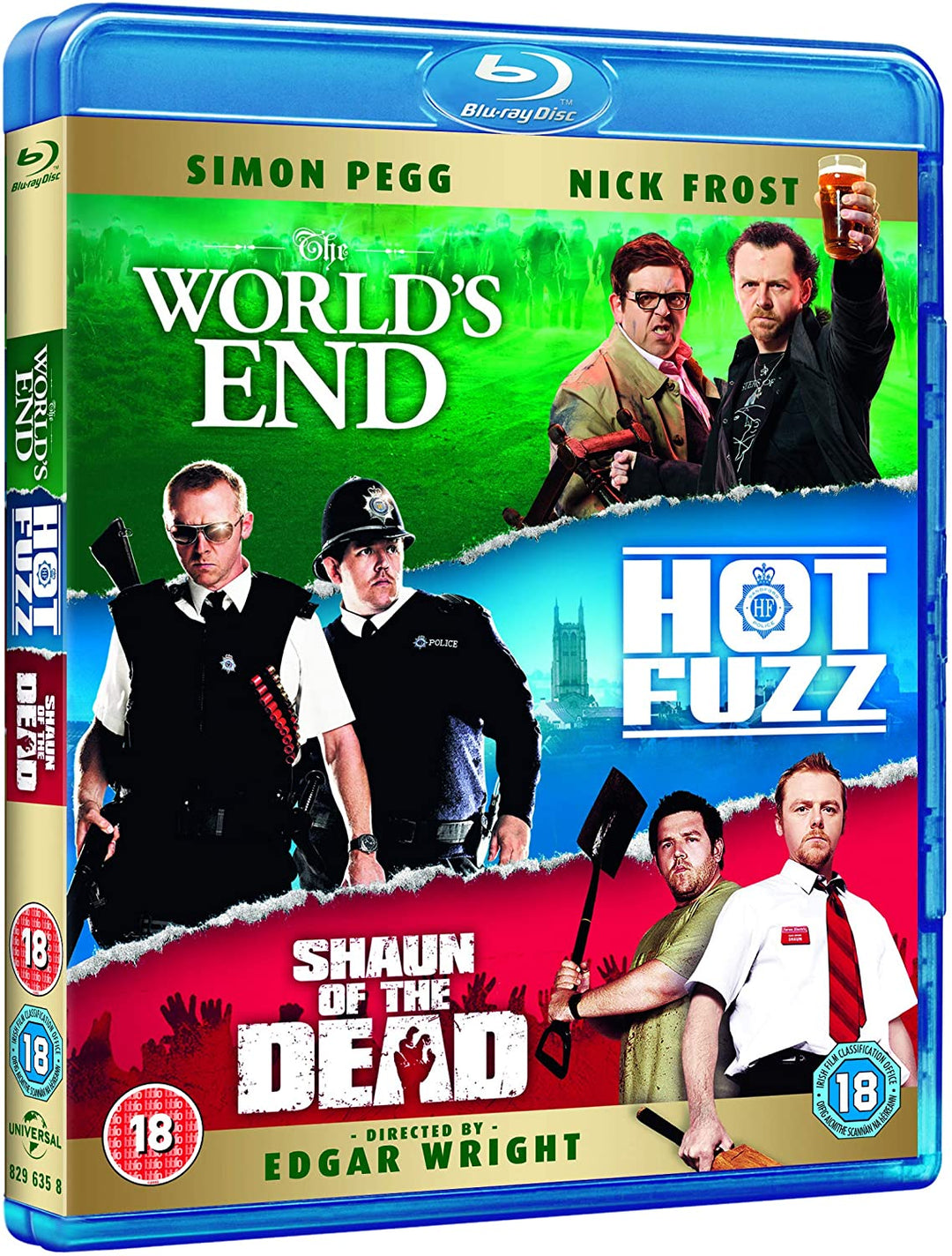 The World's End/Hot Fuzz/Shaun of the Dead [Blu-ray] [2004] [Region Free]