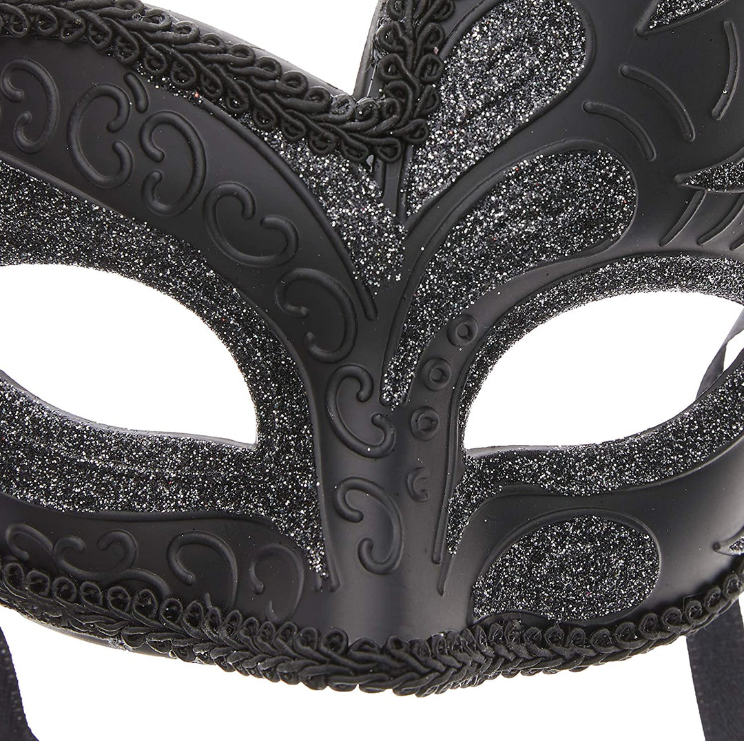 Ornate Colombina Feather Mask