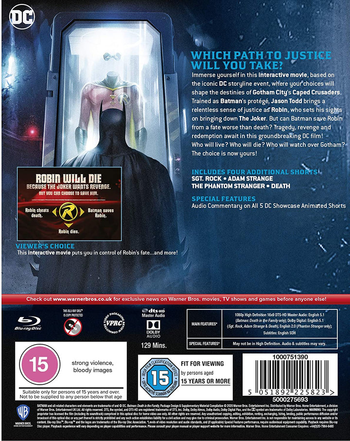 Batman: Death in the Family [2019] [Region Free] - Action/Animation [Blu-ray]