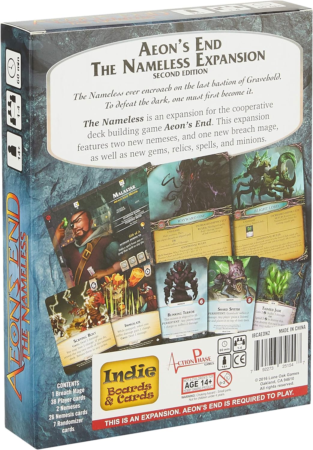 Indie Board & Card Games IBG0AED3 AEGON's End The Nameless 2Nd Board Game