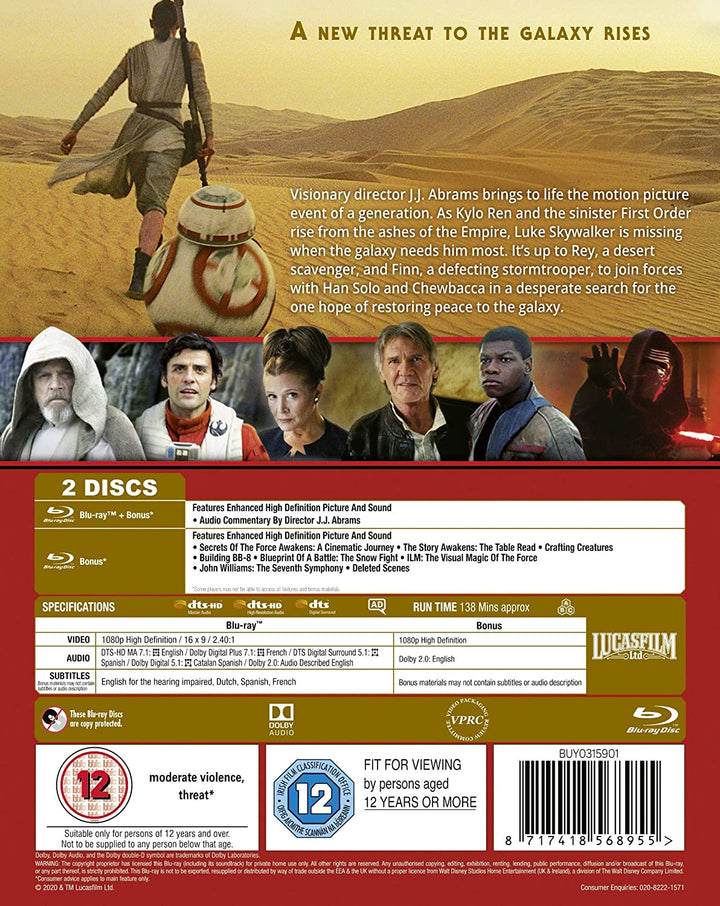 Star Wars Episode VII: Das Erwachen der Macht – Science-Fiction [Blu-ray]