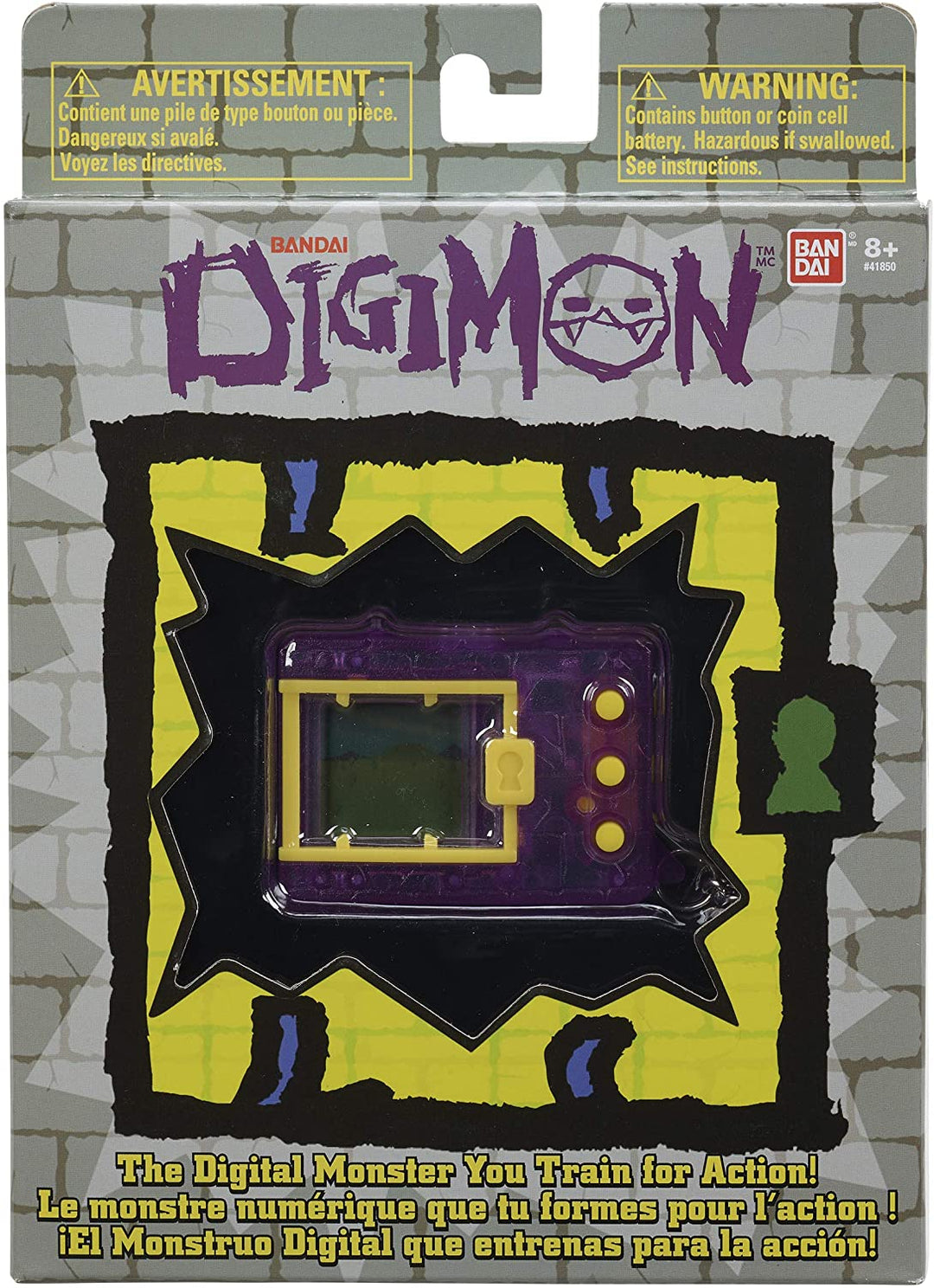 BANDAI Digimon (Original) Translucent Purple - Virtual Monster Pet by Tamagotchi, 41855