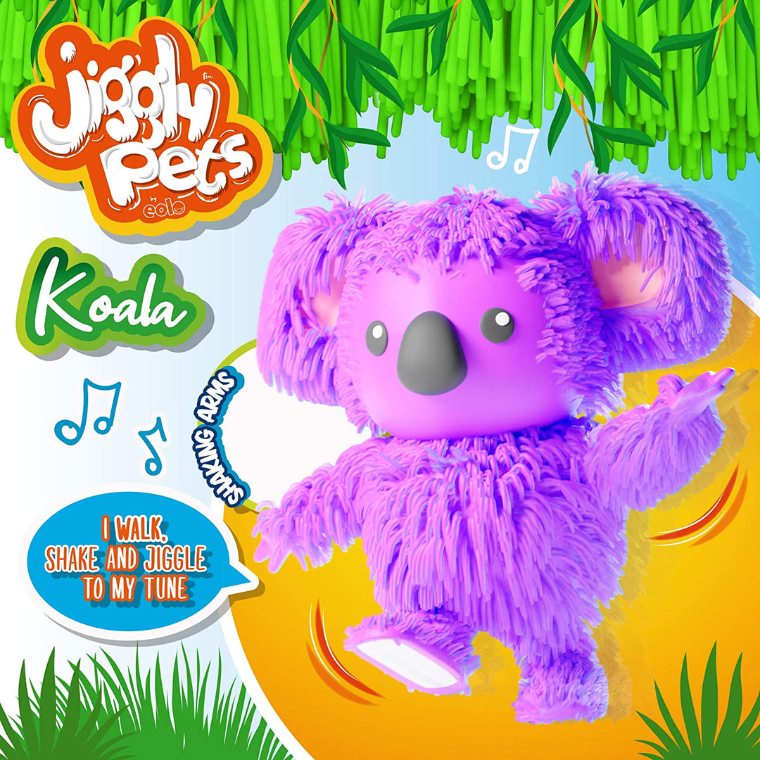 Jiggly Pets Koala - Purple, JP007-PU