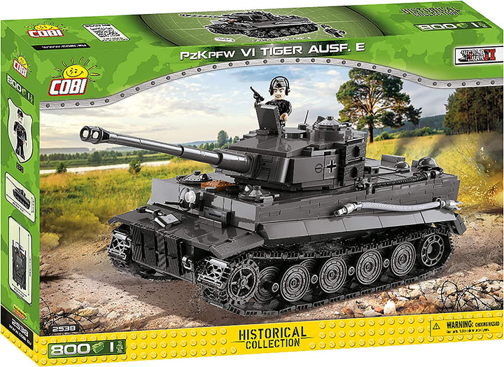 COBI 2538 PzKpfw VI Tiger Ausf.E Building Blocks, Black