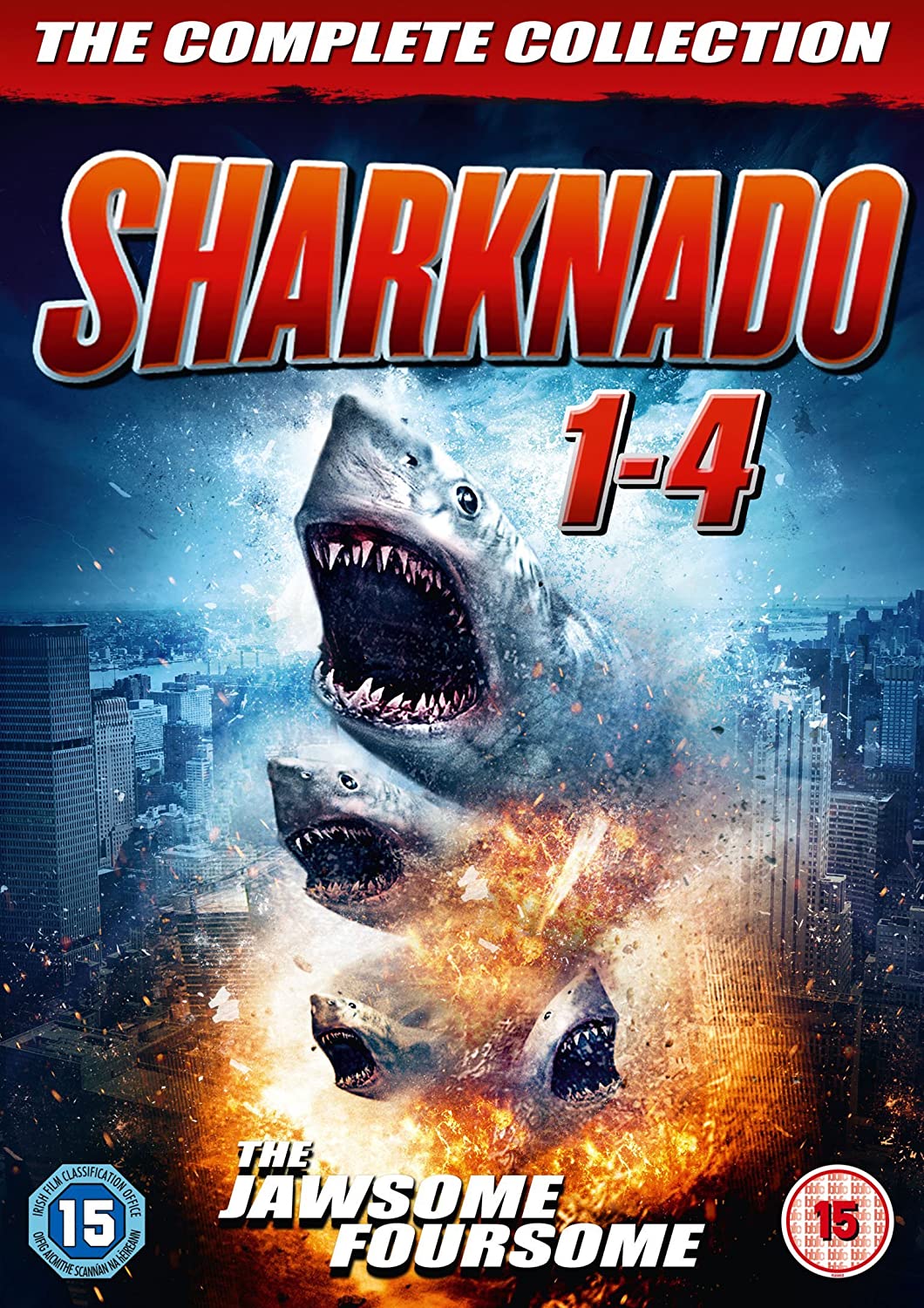 Sharknado 1-4 - Thriller/Horror [DVD]