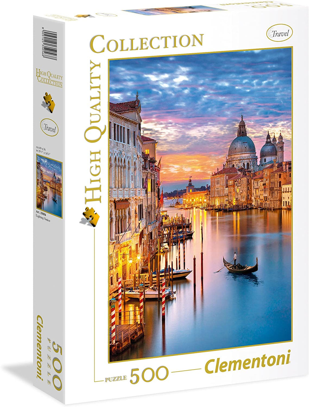 Clementoni 35056 Bright Venice - HQC Jigsaw Puzzle puzzle for adults and children, 500 Pieces