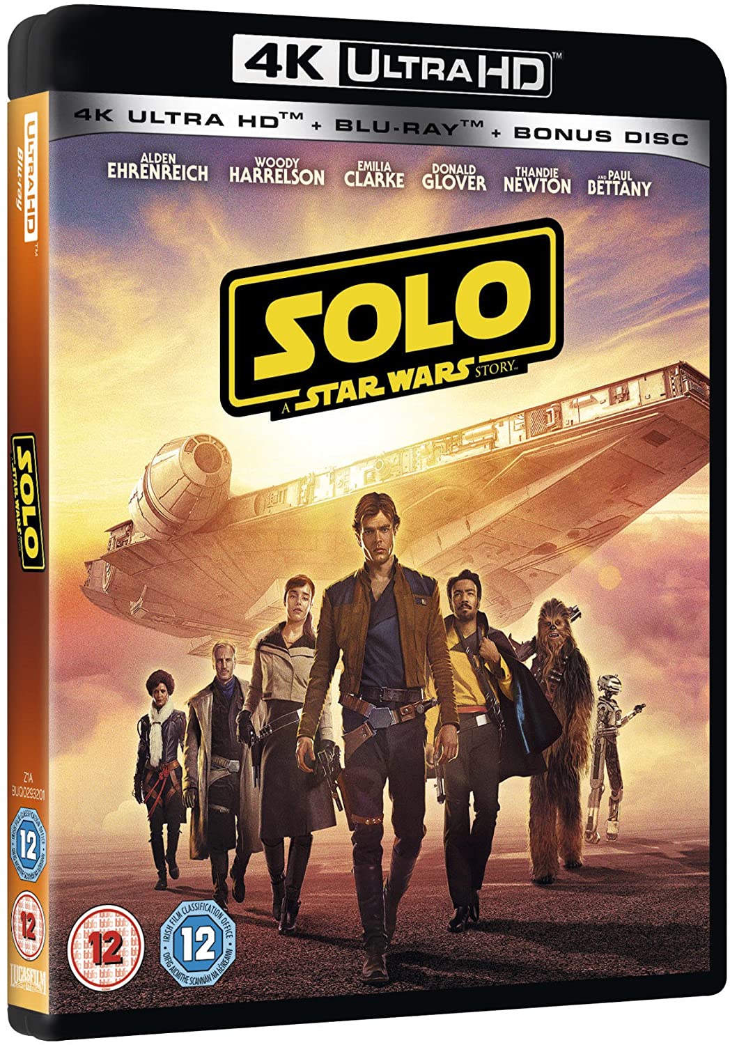 Solo: A Star Wars Story [4K] [2018] [Region Free] – Science-Fiction/Abenteuer [Blu-ray]