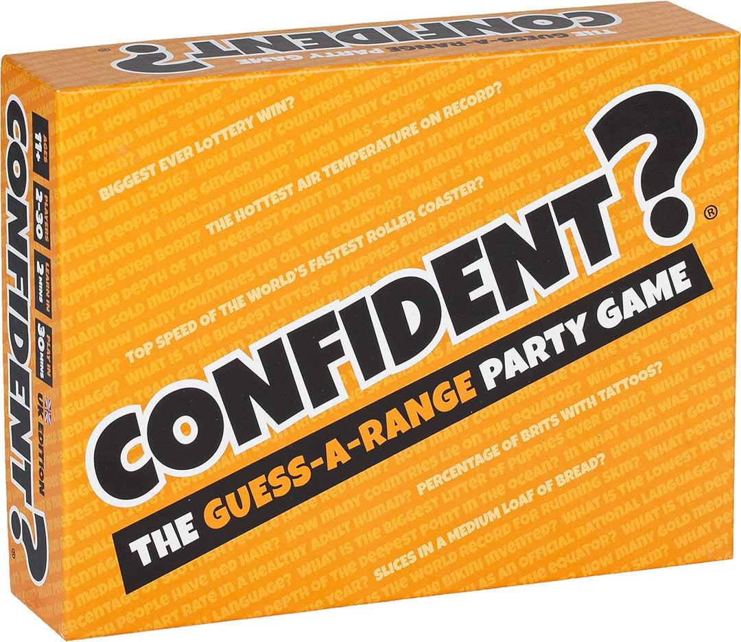 CONFIDENT? Board Game: The Hit Family Party Game - A Quiz Game with a Brilliant