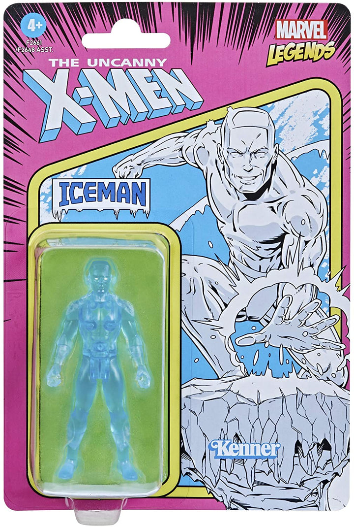 Hasbro Marvel Legends 3.75-inch Retro 375 Collection Iceman Action Figure Toy F2661